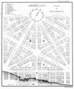 Detroit 1807 - Historic Urban Plans